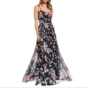 Dress the Population Hollie Floral Maxi Dress S